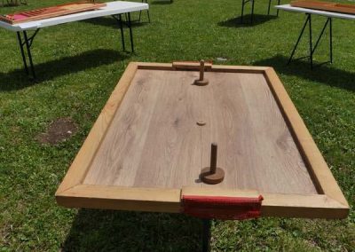 La table à élastiques - jeu d'adresse